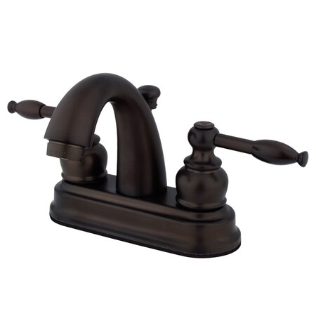 Kingston Brass 4" Centerset Bathroom Faucet, Oil Rubbed Bronze KB5615KL